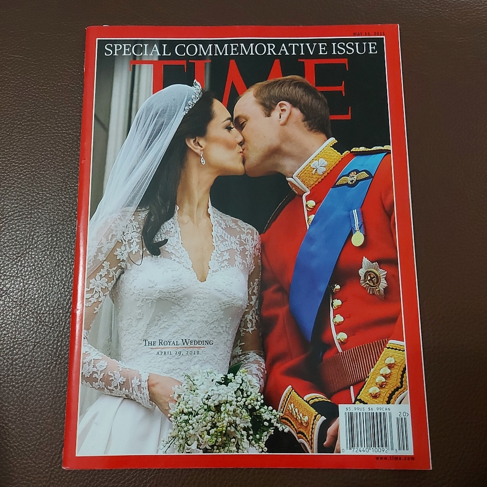 👸5 for $25- Time Magazine William & Kate's Wedding Edition👸